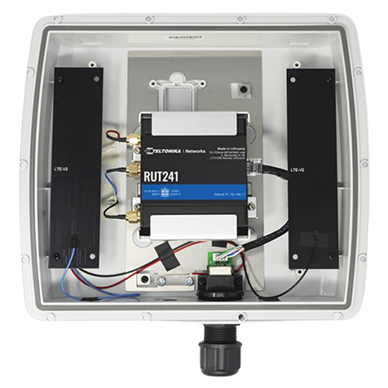 Teltonika RUT241 Router Omni Antenna Enclosure